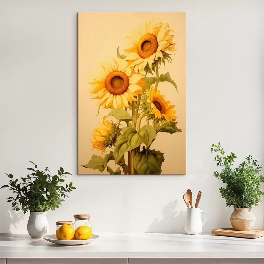 Fototapetai Saulėgrąžos saulės šviesoje s42155