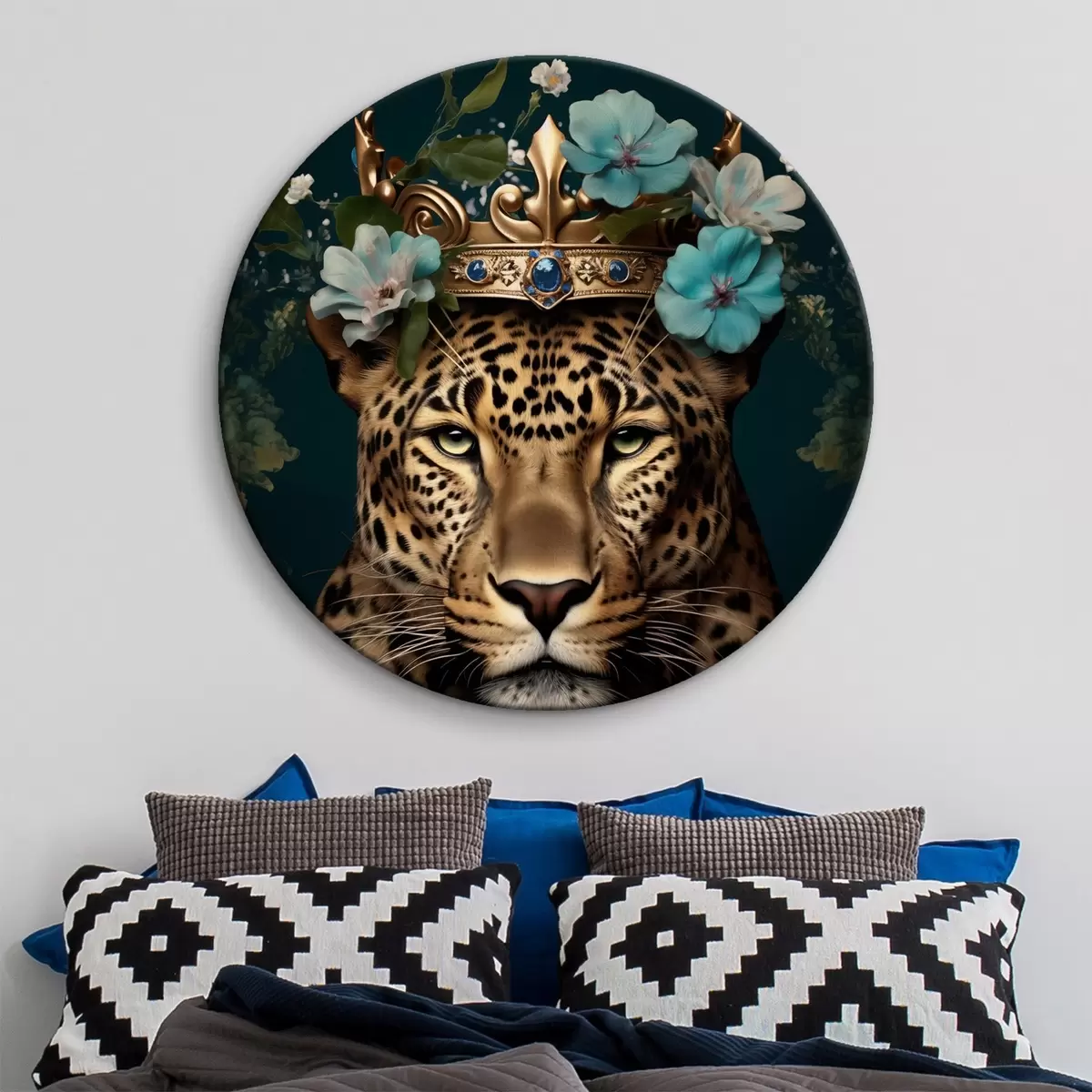 Apvalūs paveikslai Leopardų didenybė r42294