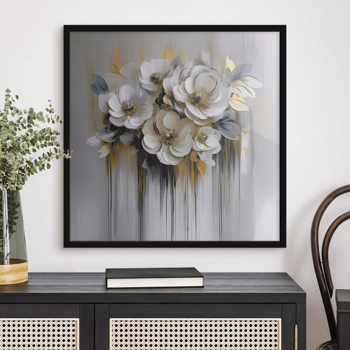 Plakatas Abstrakčios gėlės f42244