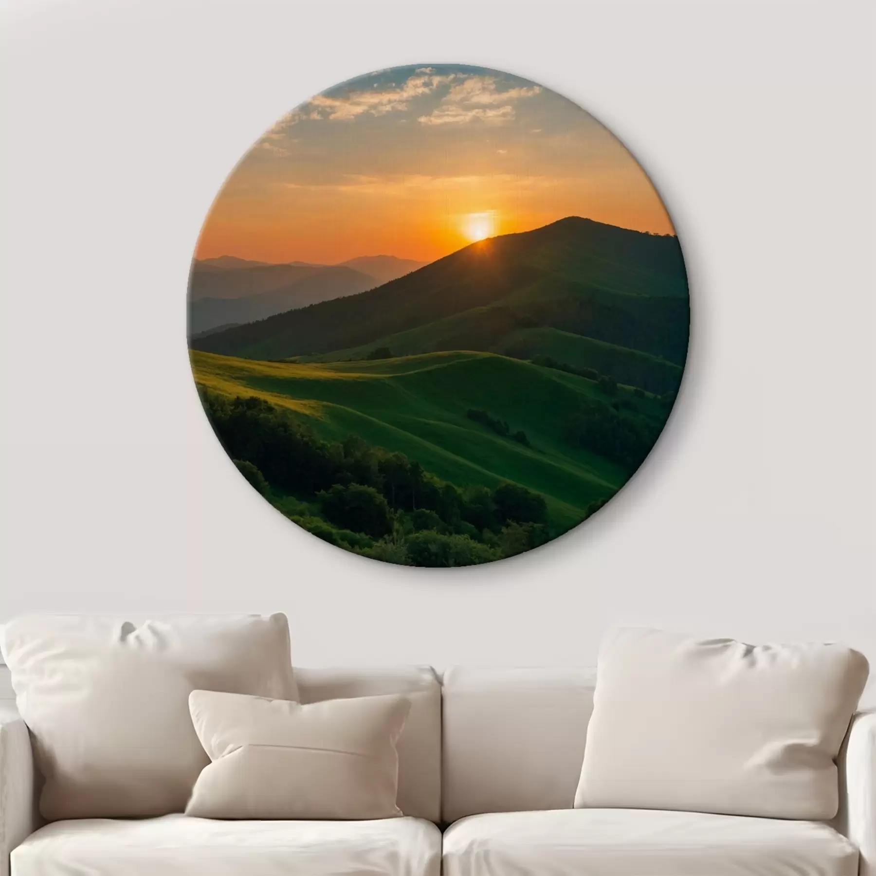 Paveikslėlis Vaizdas iš viršaus saulėlydžio metu r41045