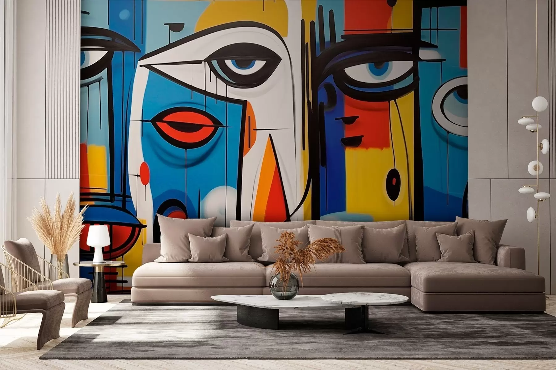 Fototapetai Abstraktus portretas w02698