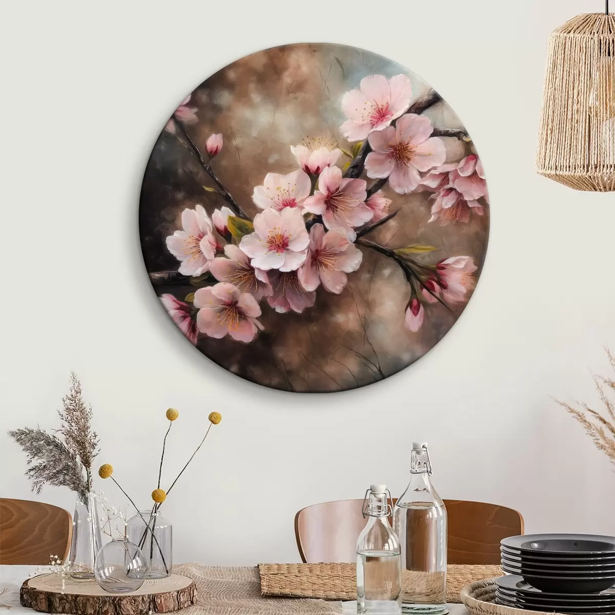 Apvalūs paveikslai Sakura filialas r32534