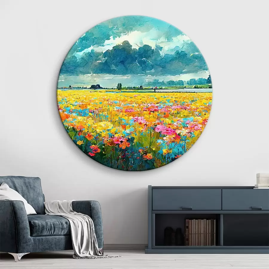 Paveikslėlis Laukinės gėlės kalnų fone r34944