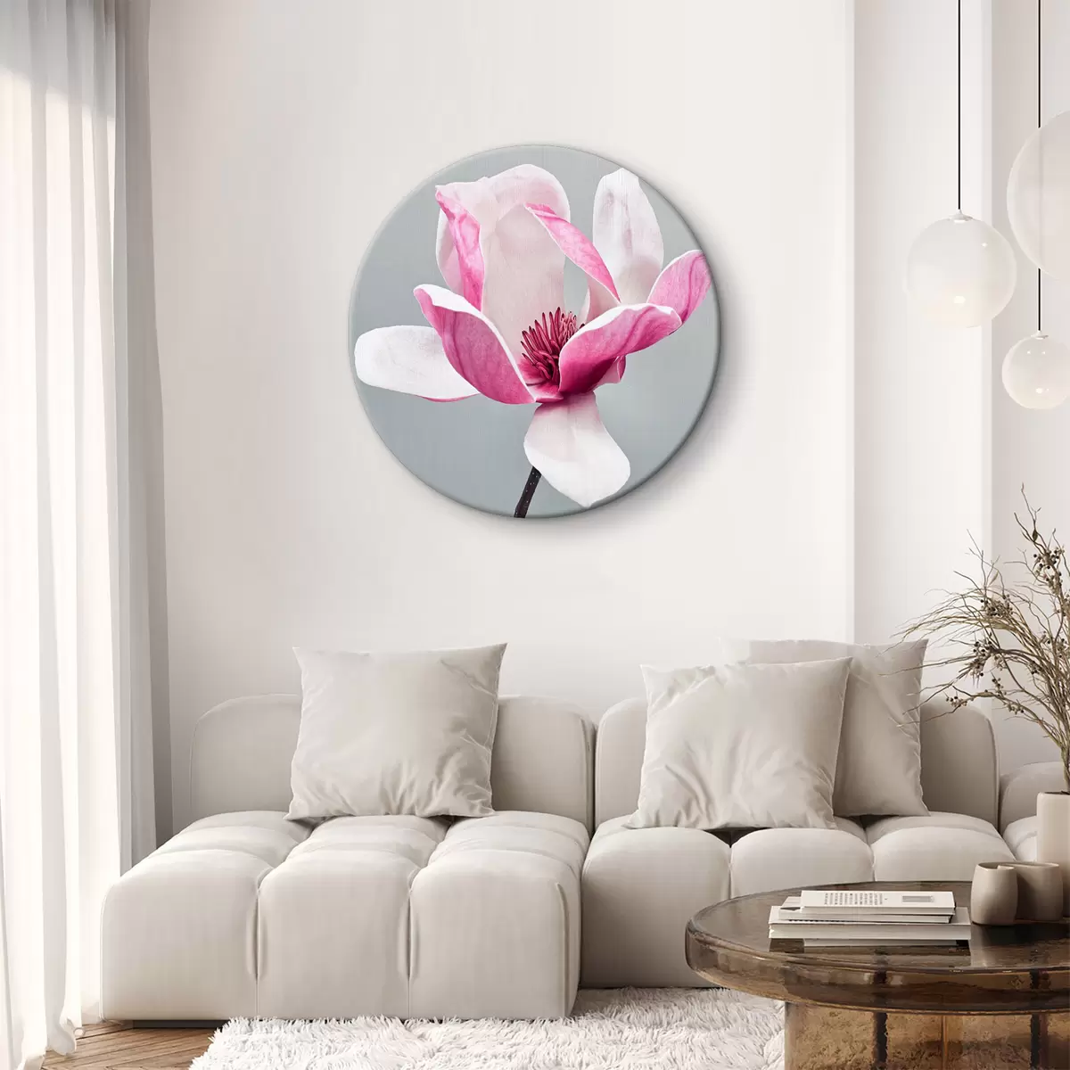 Apvalūs paveikslai Magnolija r35781