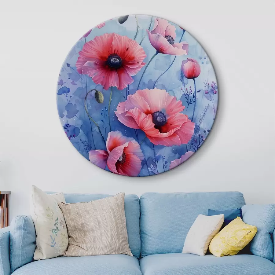 Paveikslėlis Rožinių gėlių vaizdas r37466