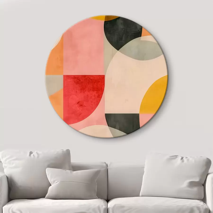 Paveikslėlis Spalvingas raštas ant sienos r38144