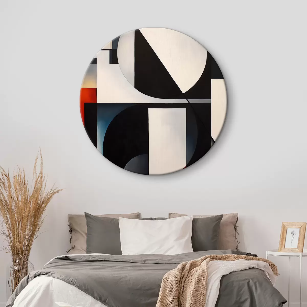 Apvalūs paveikslai Geometrinės figūros tapyba r38170