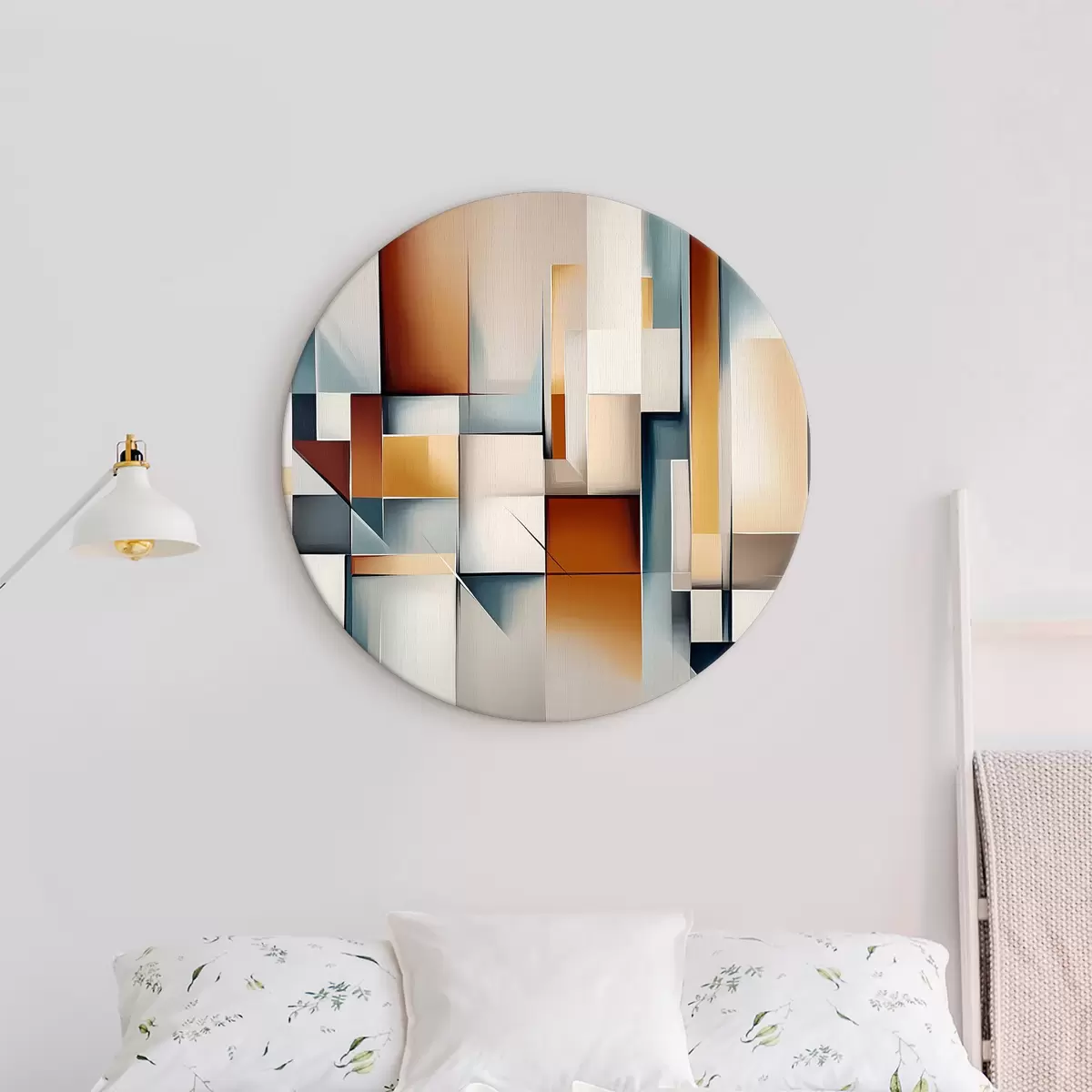 Apvalūs paveikslai Geometrinė abstrakcija r40452