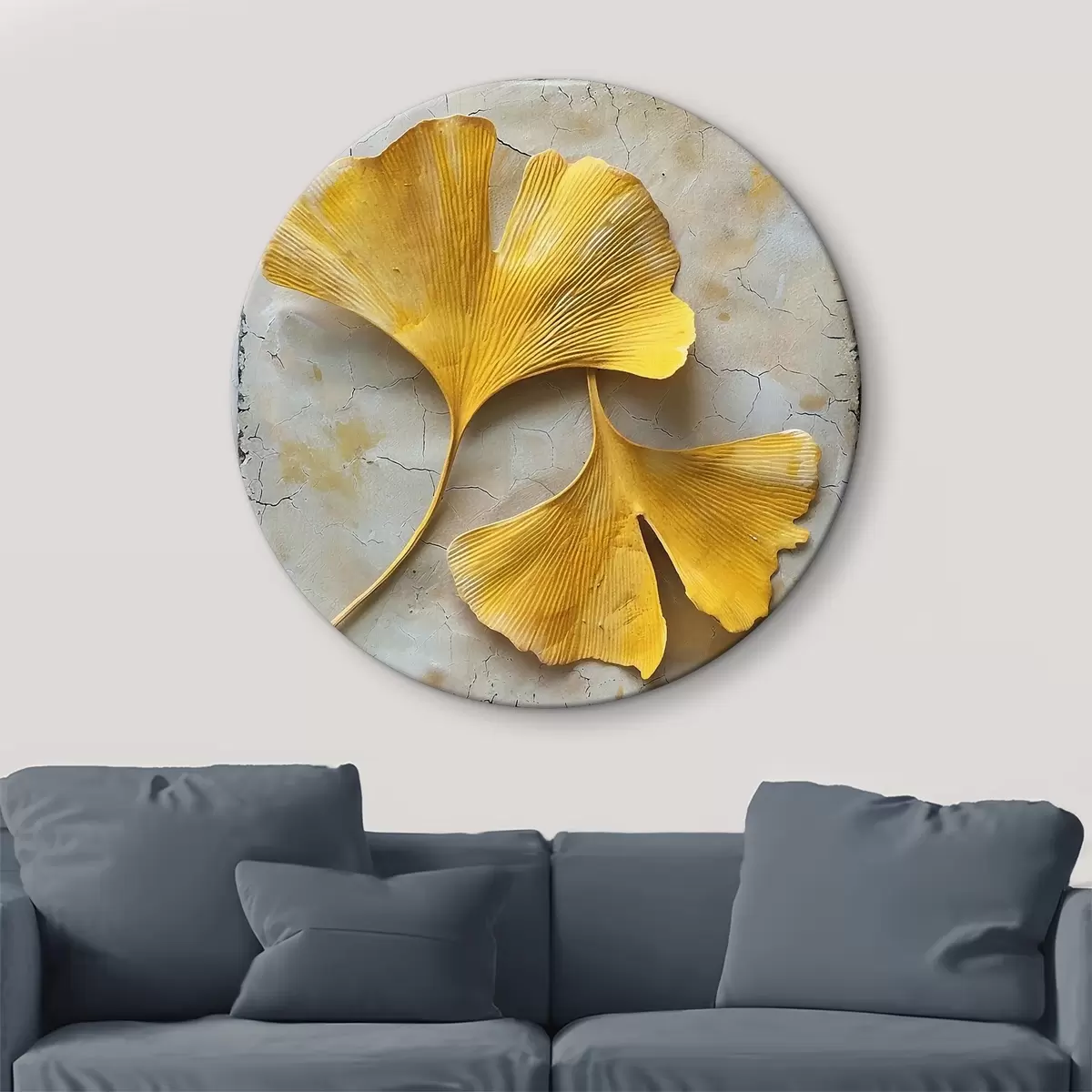 Apvalūs paveikslai Ginkmedžio lapai r40767