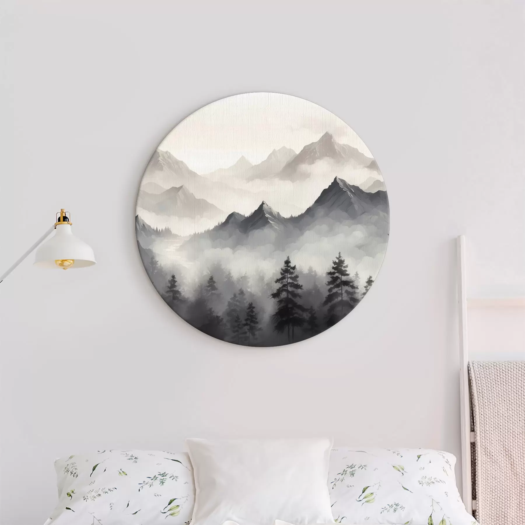 Paveikslėlis Miškas ir kalnai rūke r40866