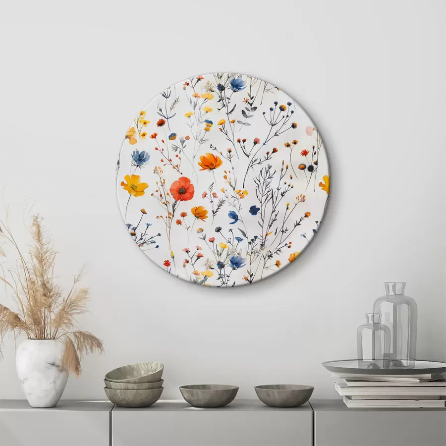 Paveikslėlis Gėlių kompozicija su aguonomis ir kitomis laukinėmis gėlėmis r40959