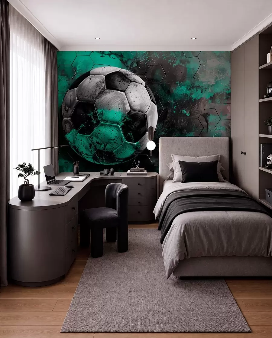 Fototapetai Futbolo kamuolys w08618