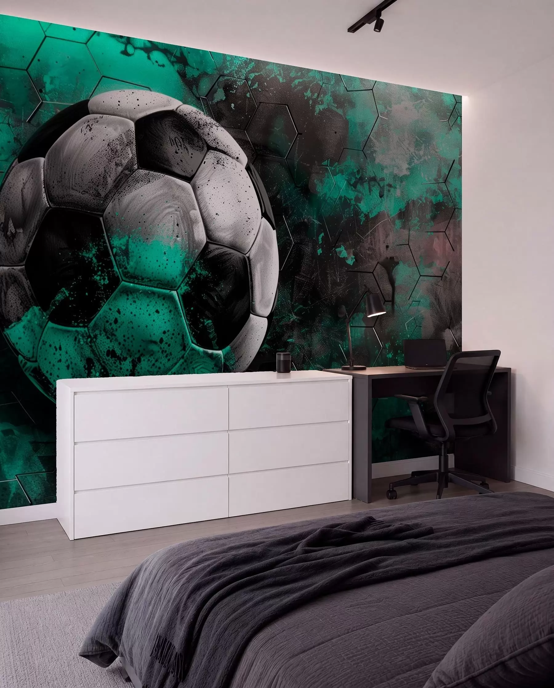 Fototapetai Futbolo kamuolys w08618