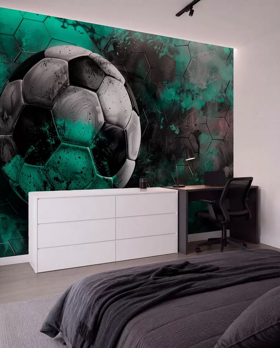 Fototapetai Futbolo kamuolys w08618