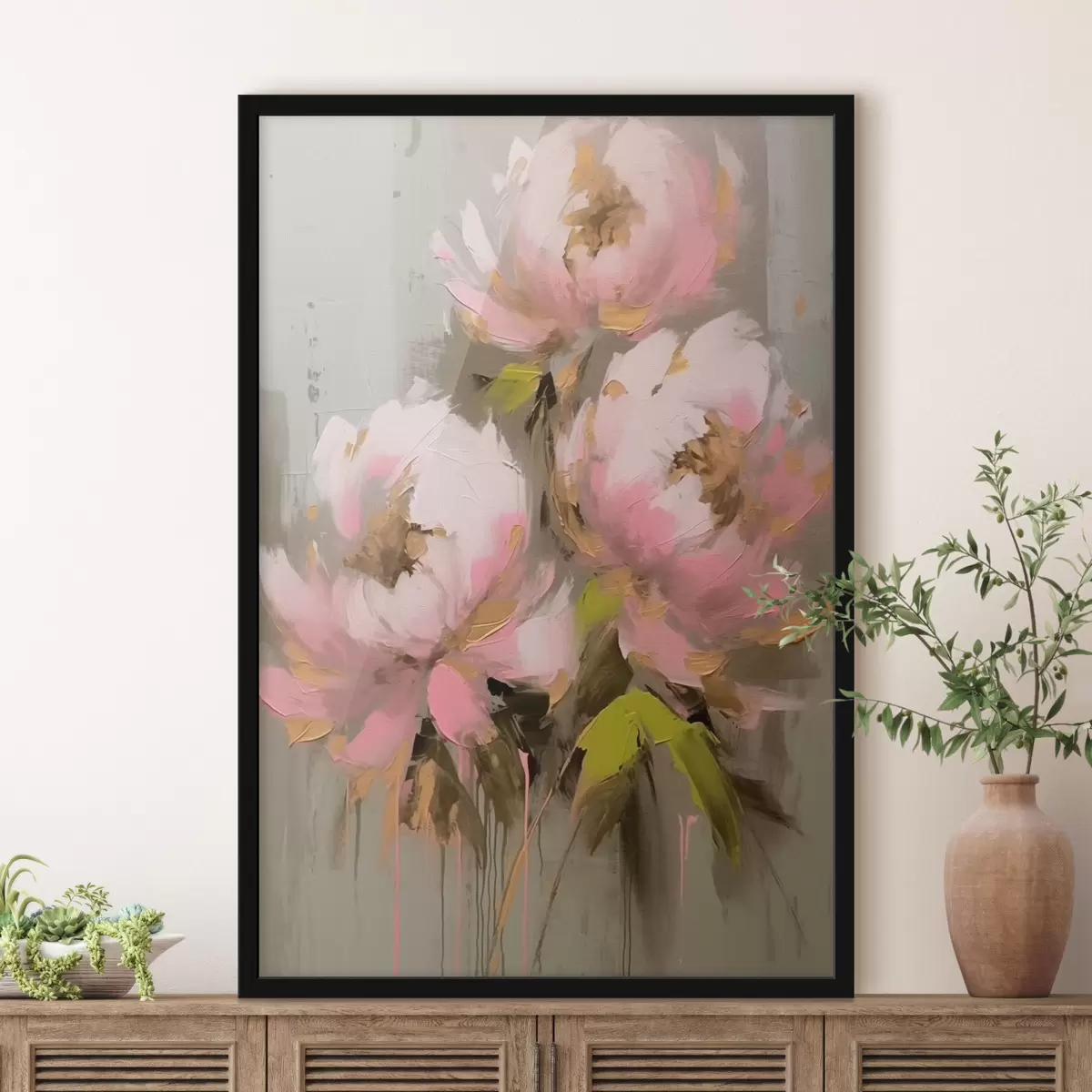 Plakatas Trys bijūnų žiedai f42349