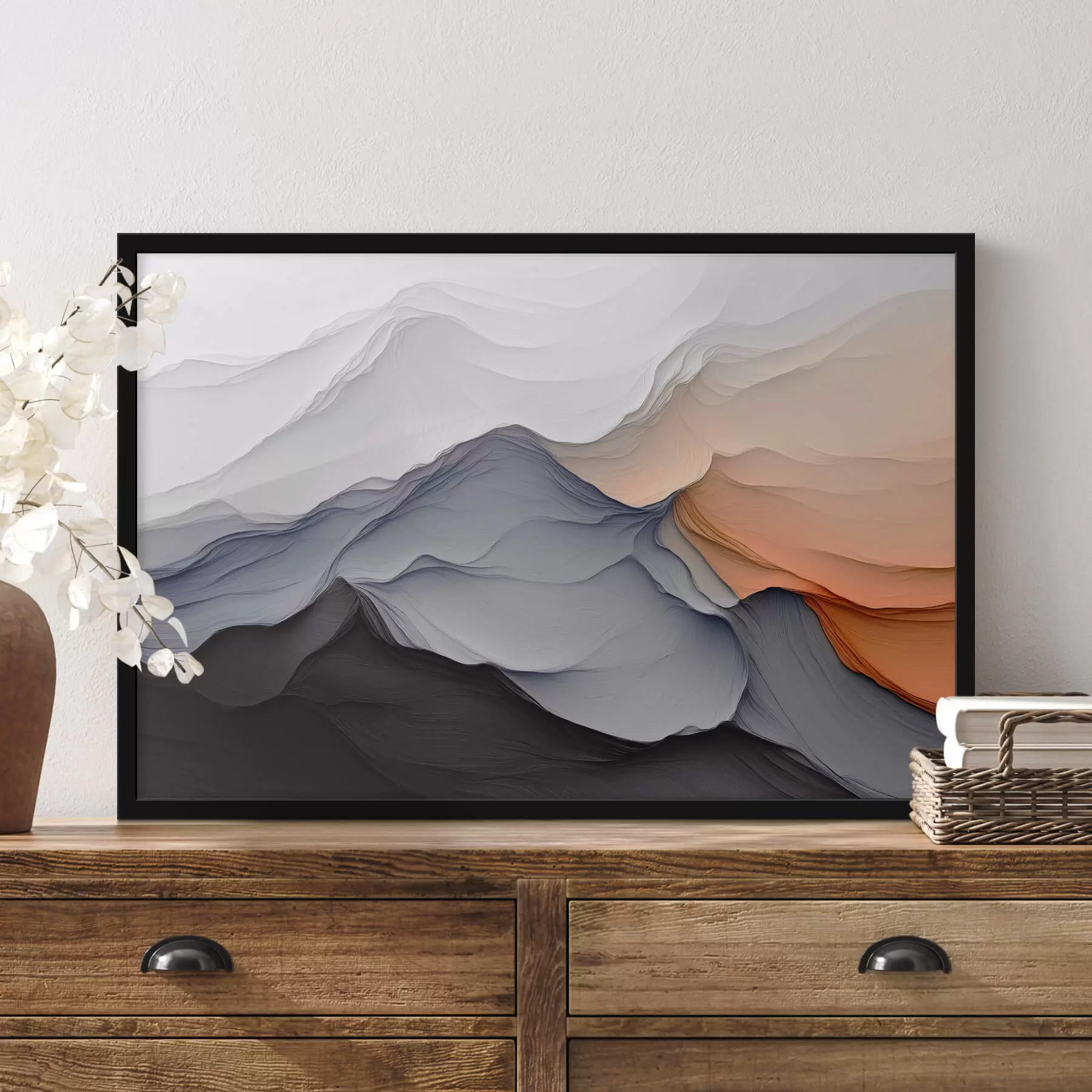 Fototapetai Abstrakcija su kalnų imitacija f42457