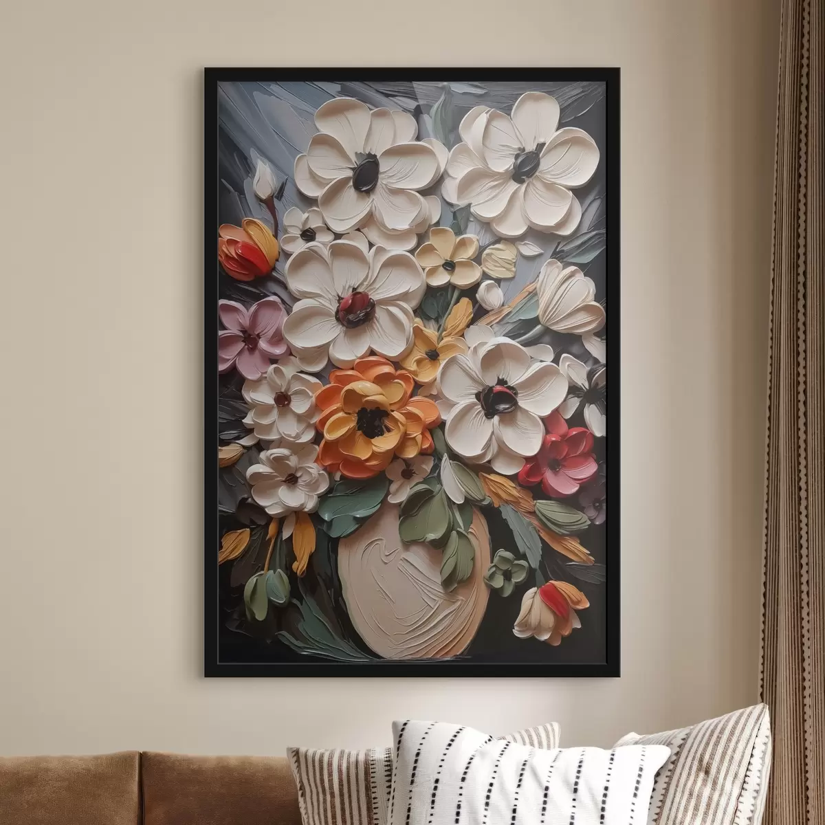 Plakatas Gėlės imituoja smūgius f42472