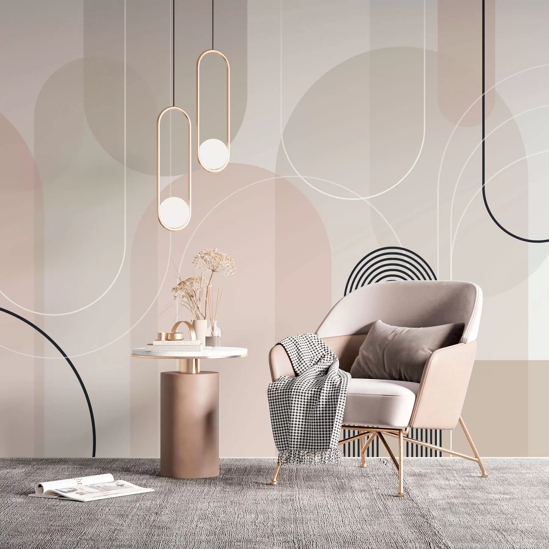 Fototapetai Stilingos minimalistinės arkos w02826