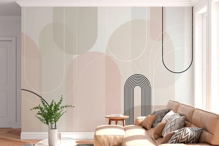 Fototapetai Stilingos minimalistinės arkos w02826