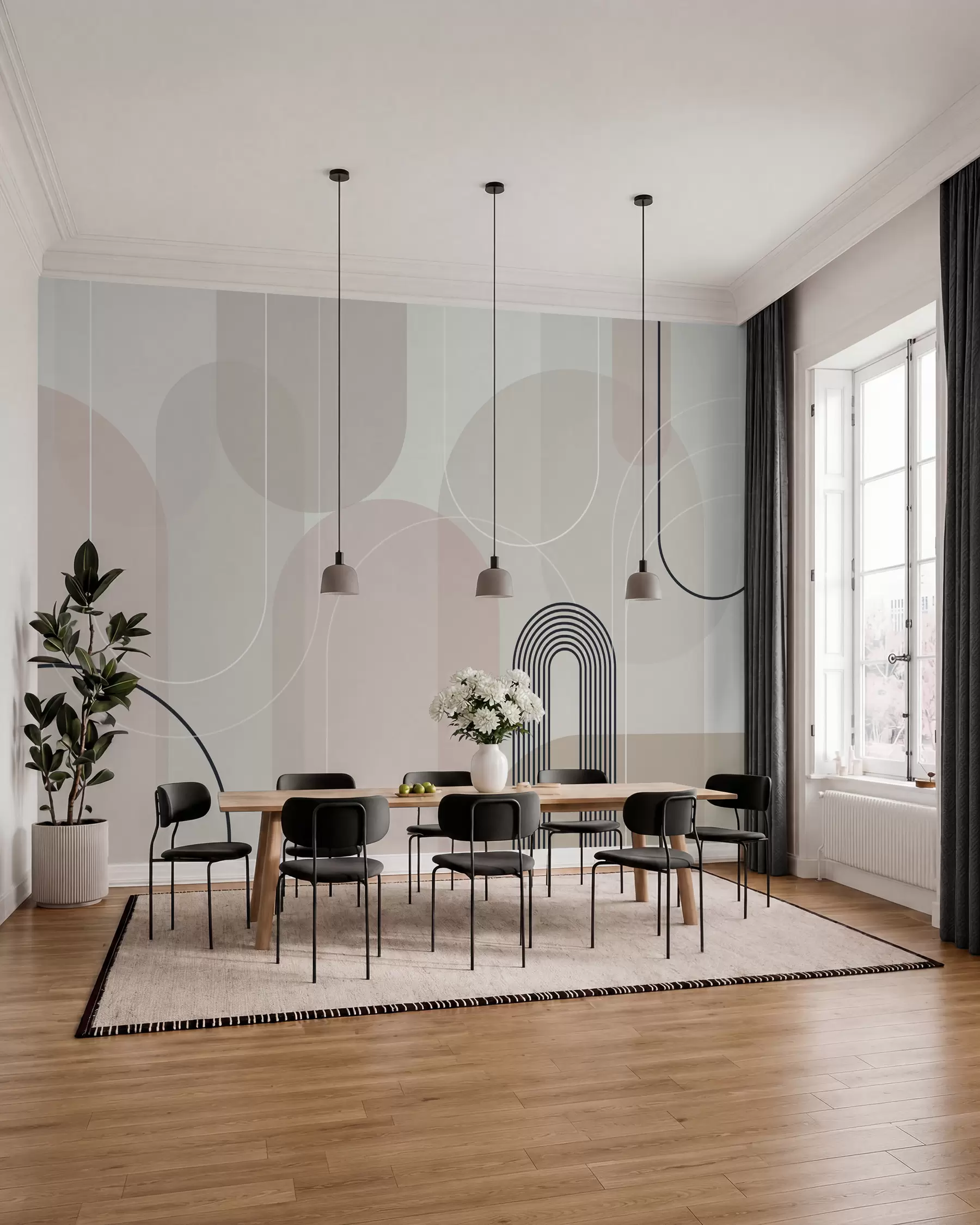 Fototapetai Stilingos minimalistinės arkos w02826
