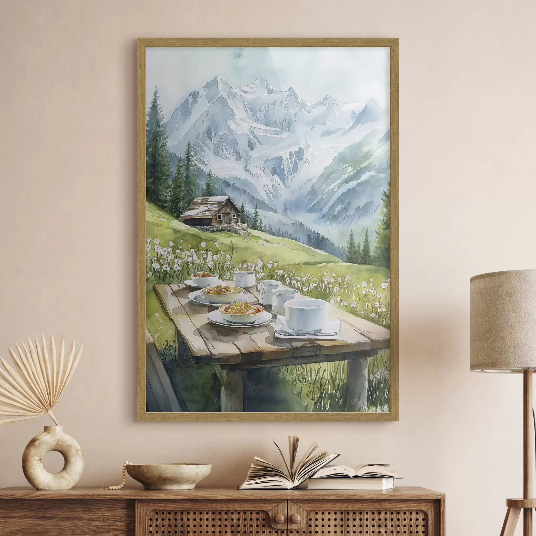 Fototapetai Pusryčiai tarp viršūnių f42426