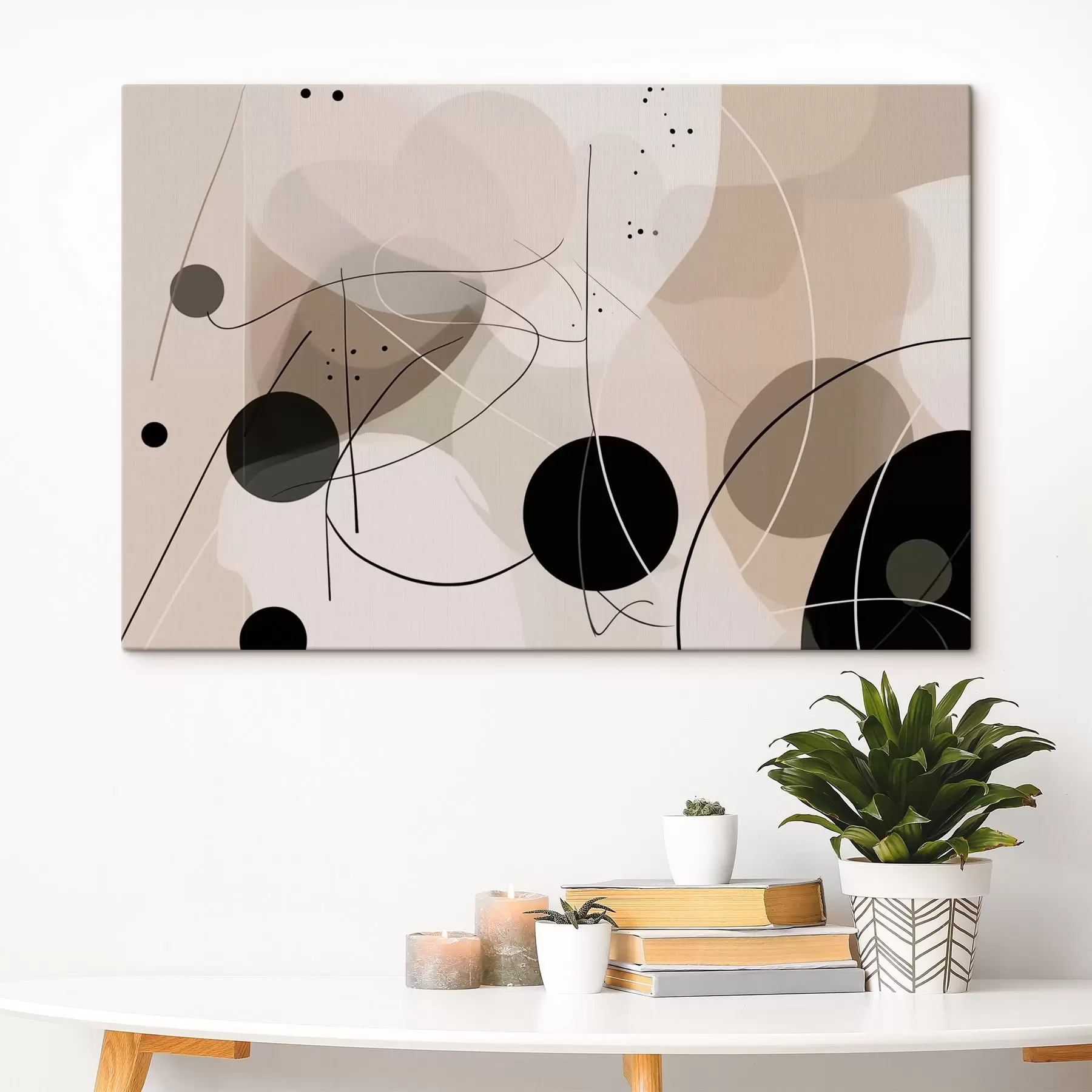 Fototapetai Abstrakti geometrinių formų ir linijų kompozicija s42475