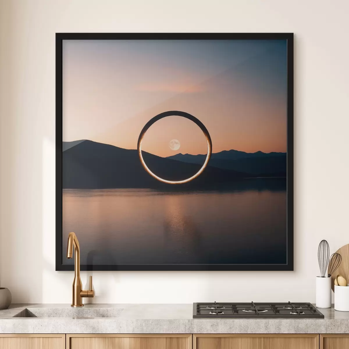 Plakatas Mėnulio per žiedą nuotrauka f42550