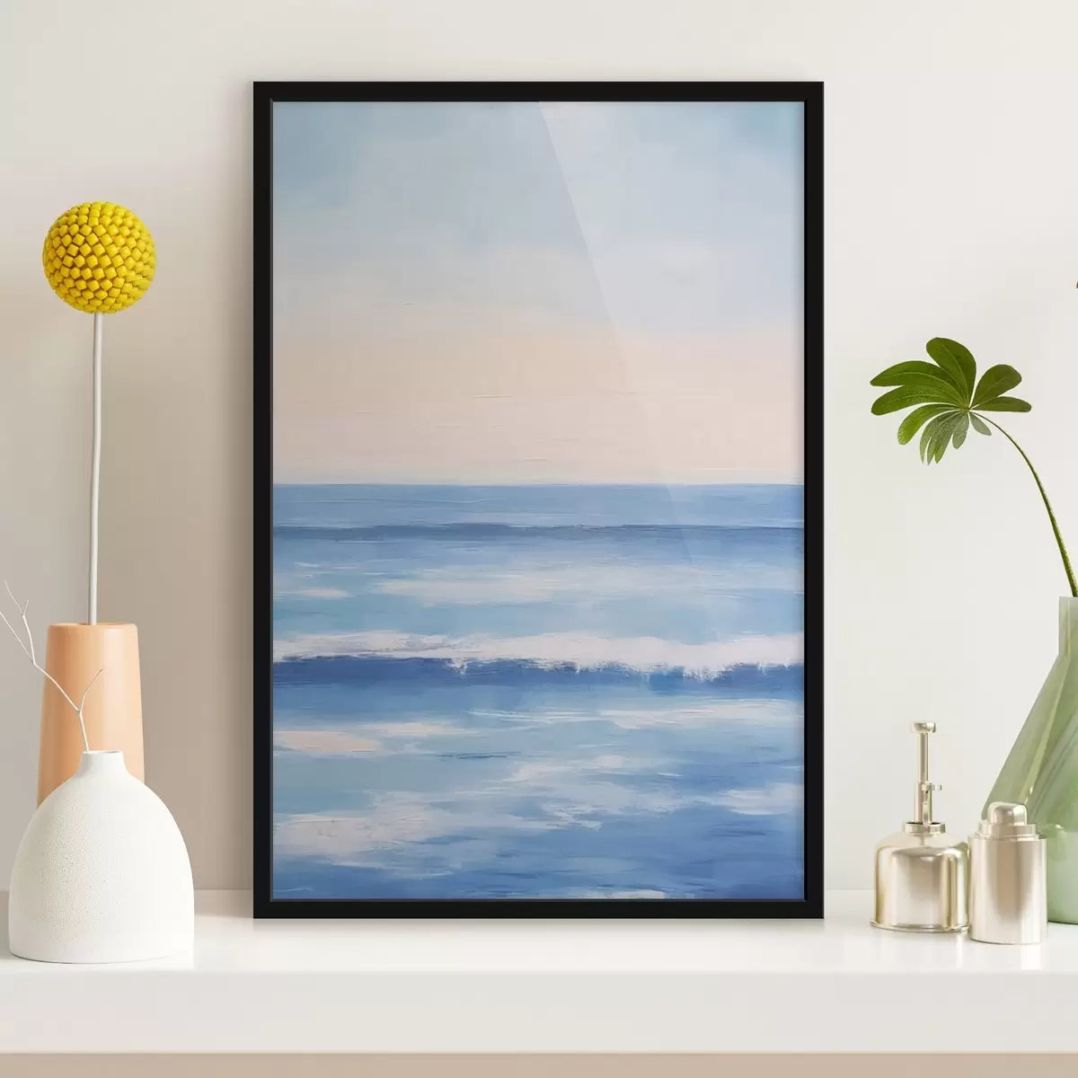 Plakatas Minimalistinis jūros peizažas f42649