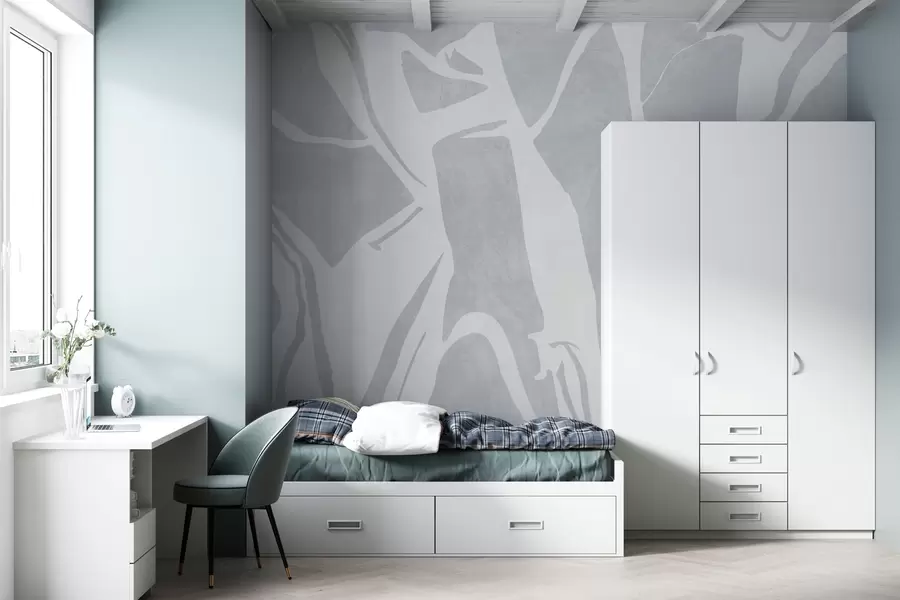 Fototapetai Abstraktūs grunge geometriniai tapetai mėlyna spalva w02917v1