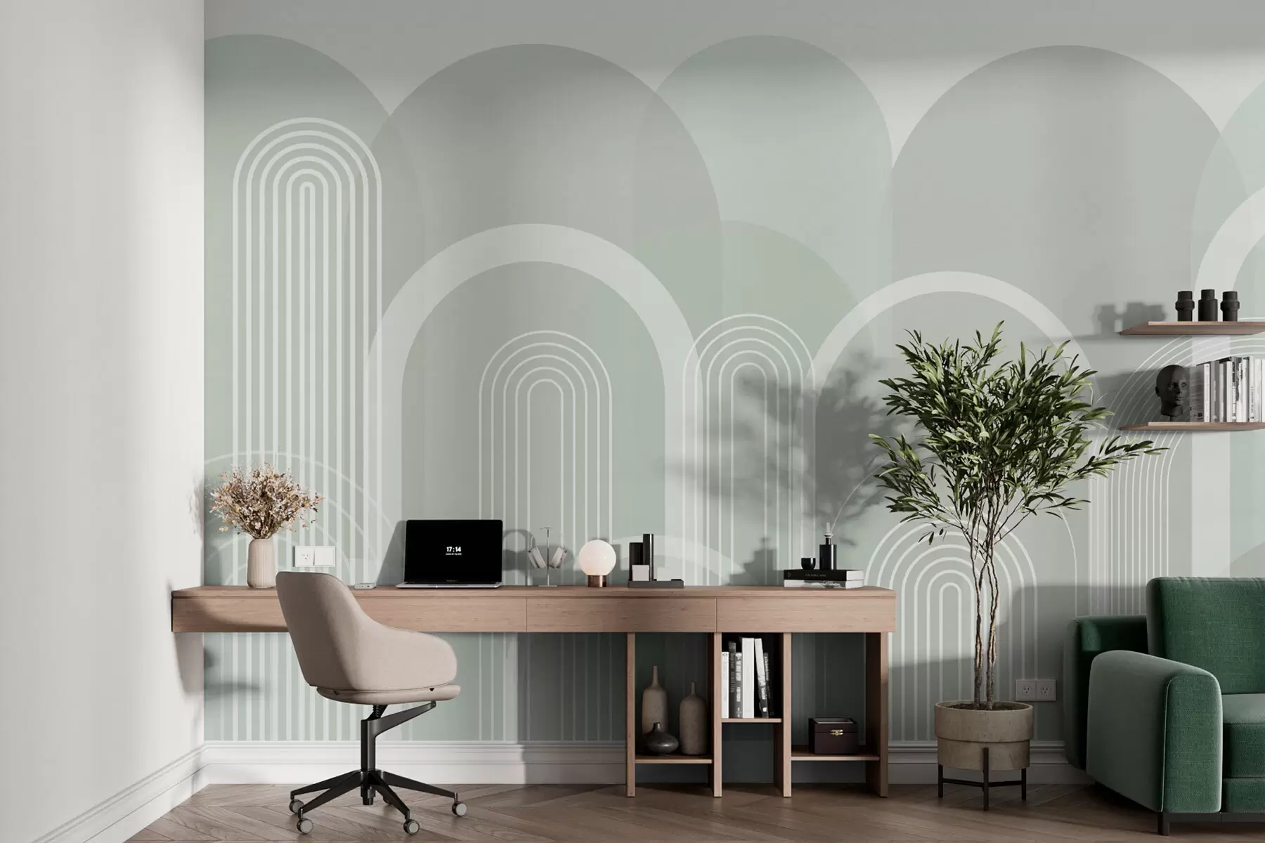 Fototapetai Geometrinės arkos boho w02935v3