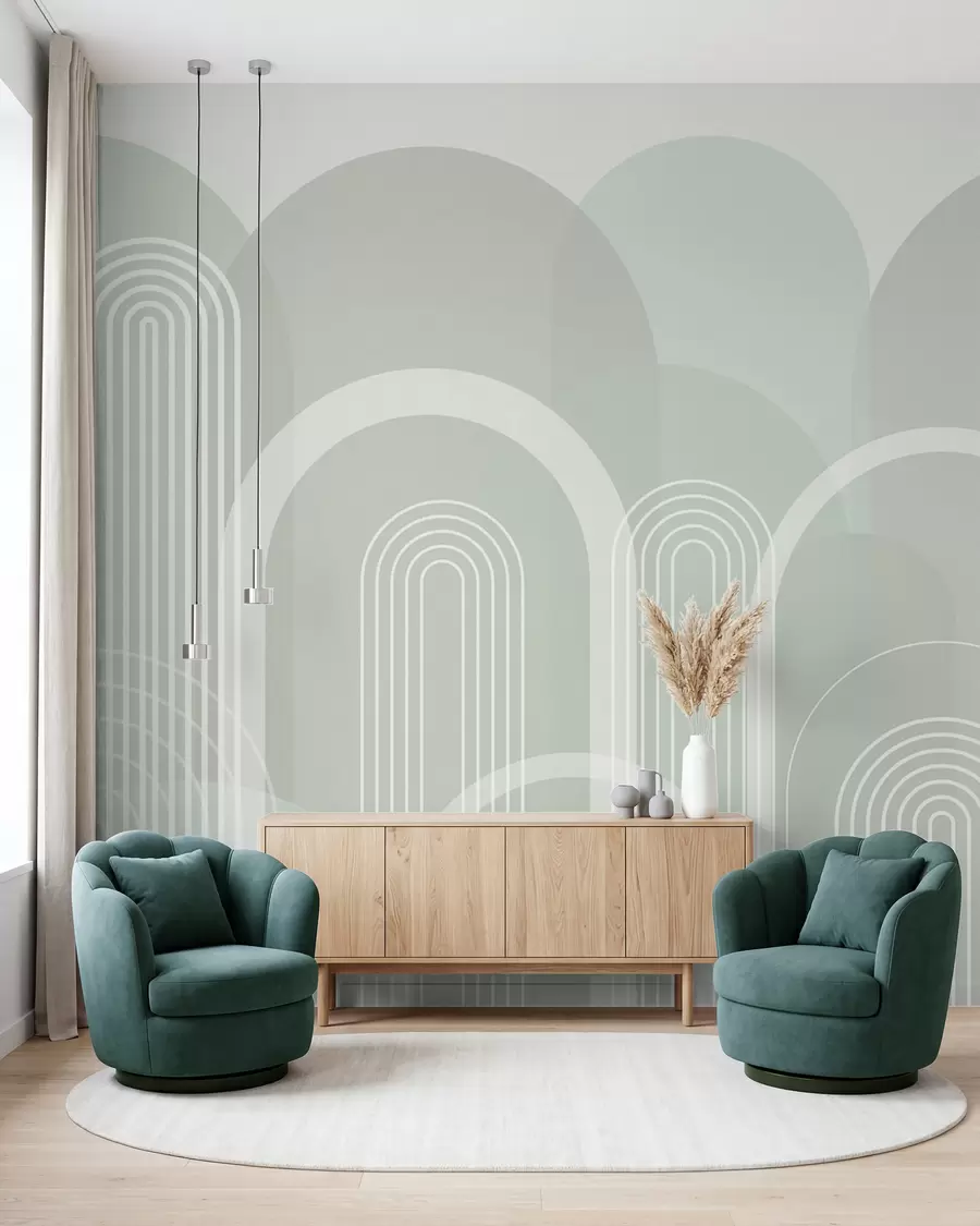 Fototapetai Geometrinės arkos boho w02935v3