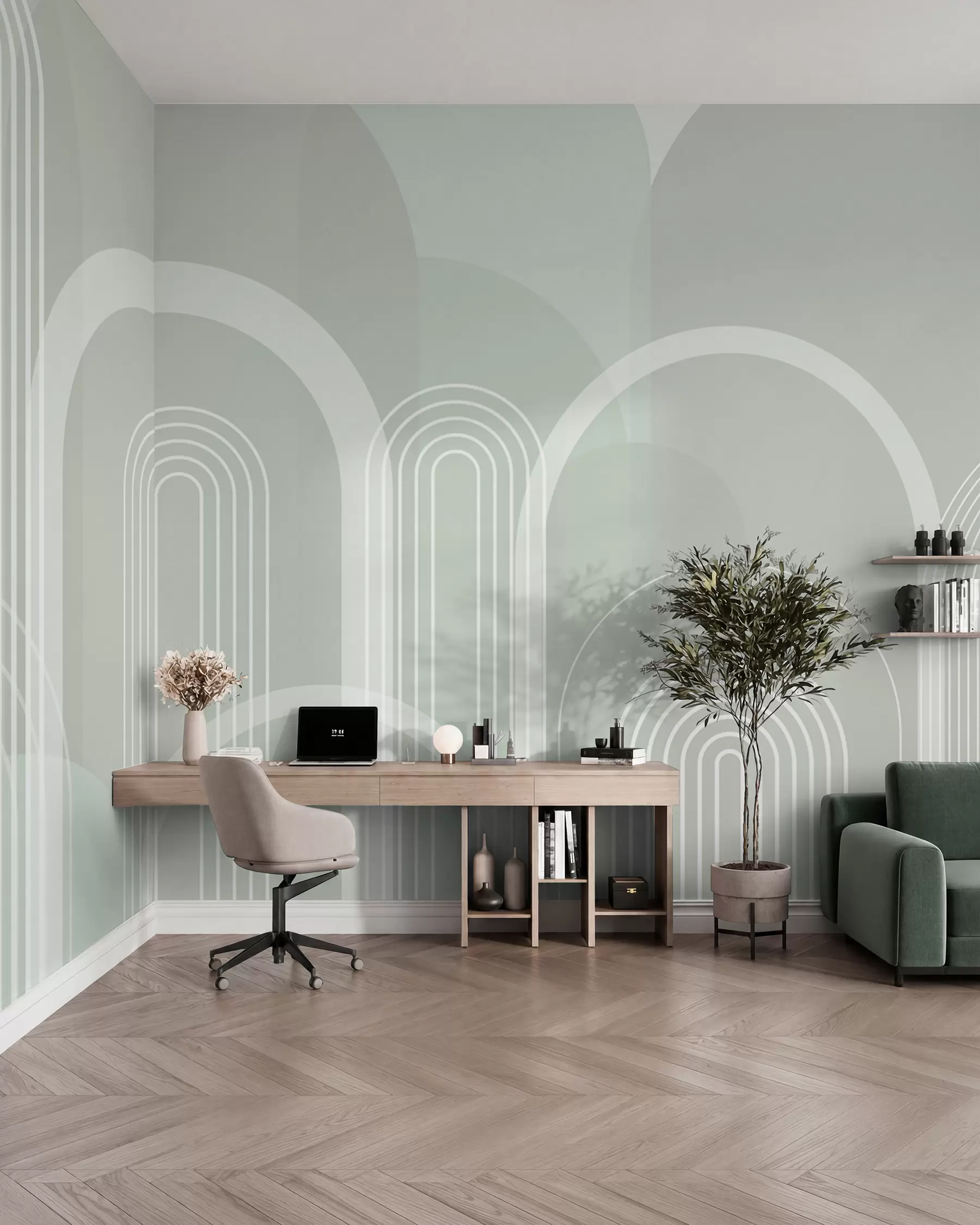 Fototapetai Geometrinės arkos boho w02935v3