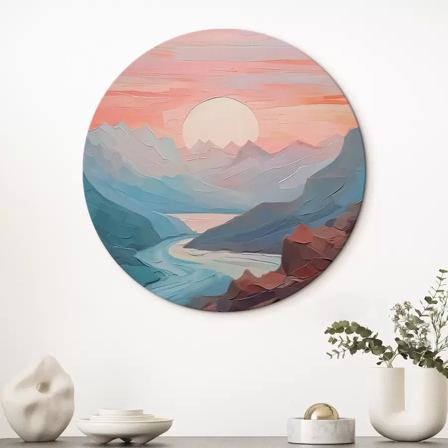 Paveikslėlis Abstraktus kalnų kraštovaizdis r42754