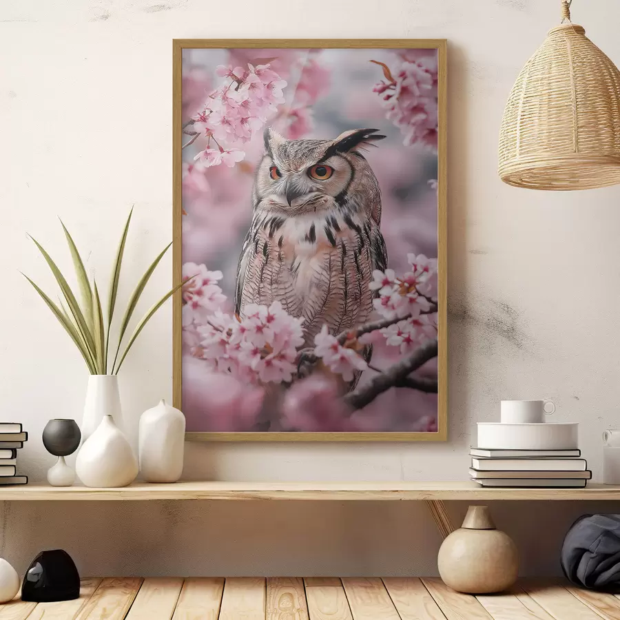 Fototapetai Pelėda sveikina pavasarį f42784