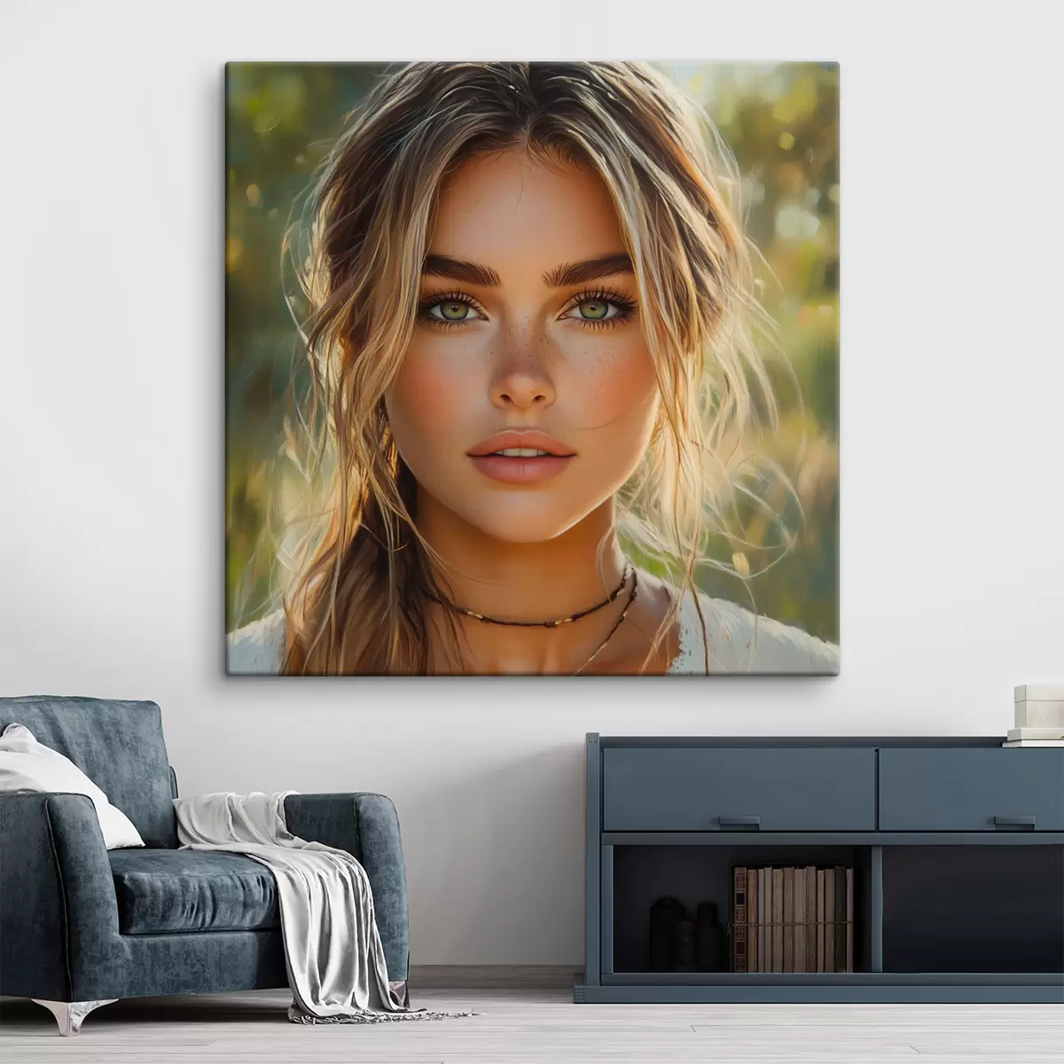 Paveikslėlis Vasaros mergaitės portretas s42859