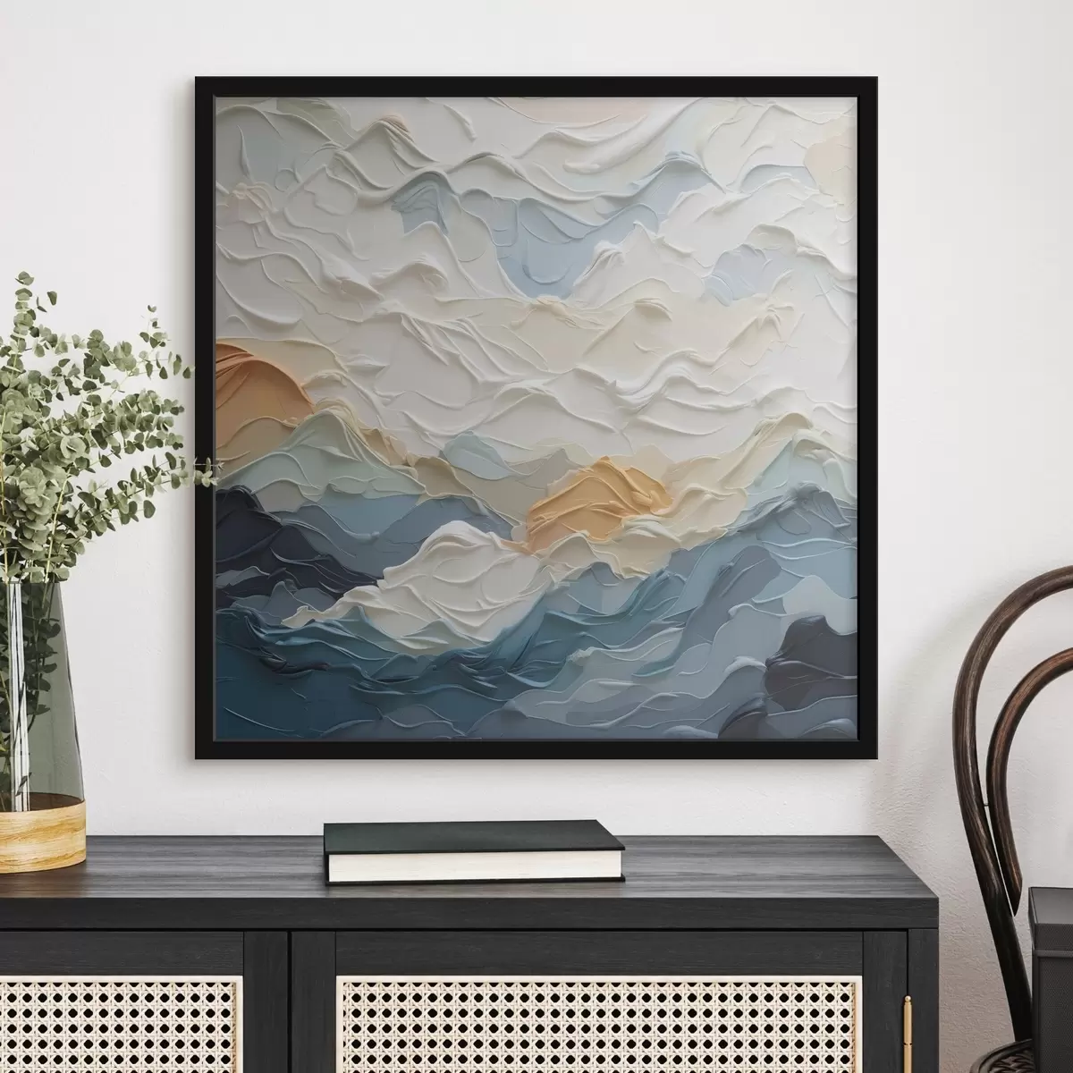 Plakatas Abstrakcija, tapybos imitacija f42828