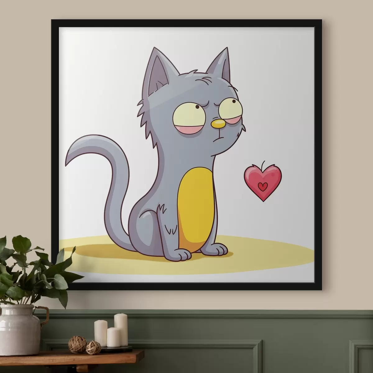 Plakatas Juokinga katė f42880