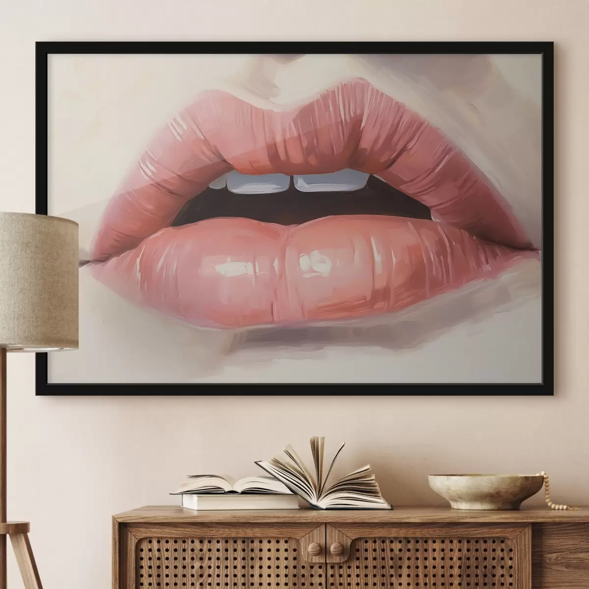 Plakatas Lūpų imitacijos tapyba f42909
