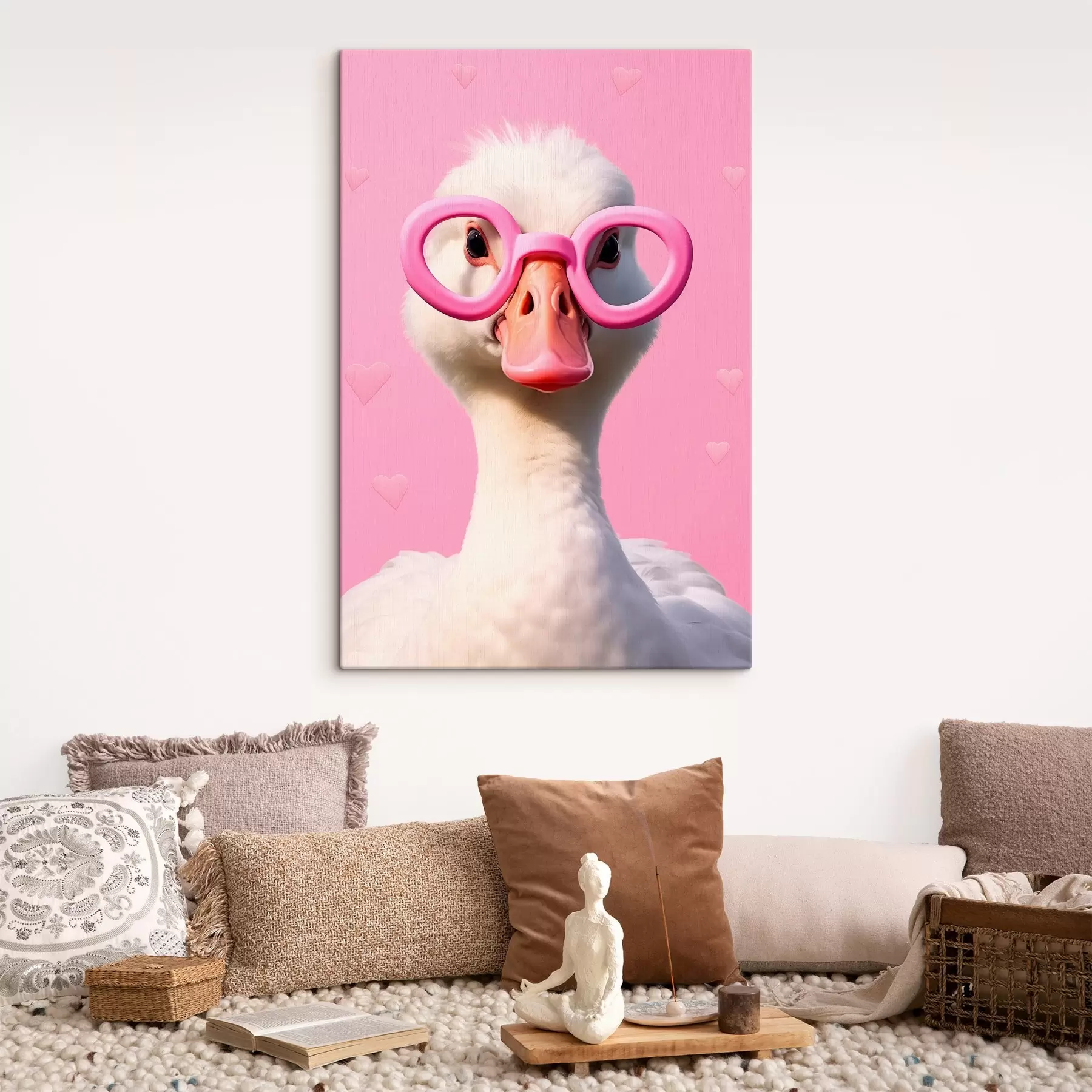 Fototapetai Žąsis su rožiniais akiniais s42947