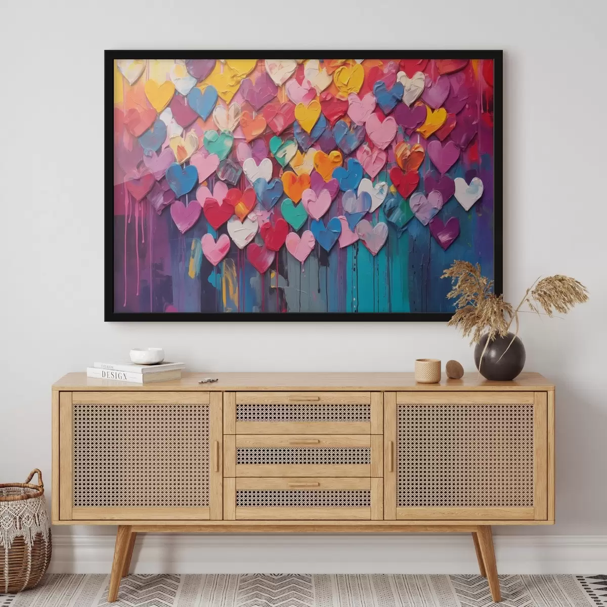 Plakatas Širdys f42949