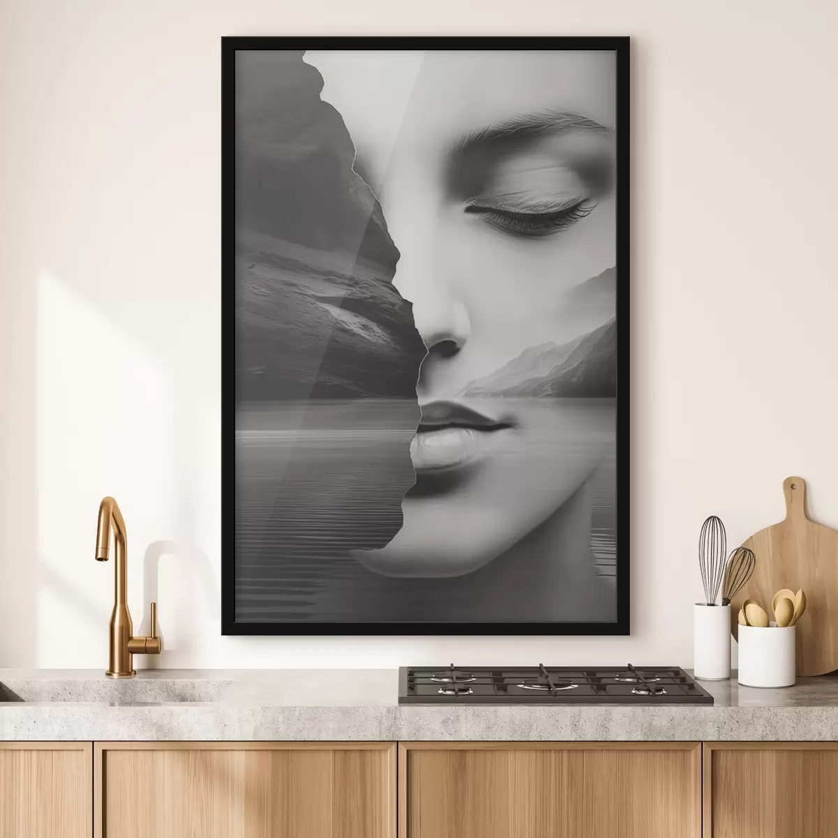 Plakatas Juodai baltas siurrealizmas f42953