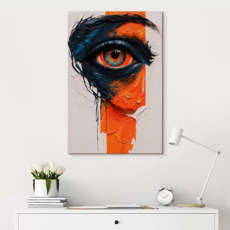 Paveikslėlis Moters akis stiliaus tapyba aliejiniais dažais s42763