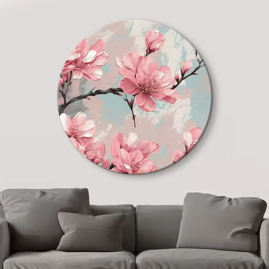 Fototapetai Rožinė flowerr ir rtemr akrilo tapyba rtyle r42918
