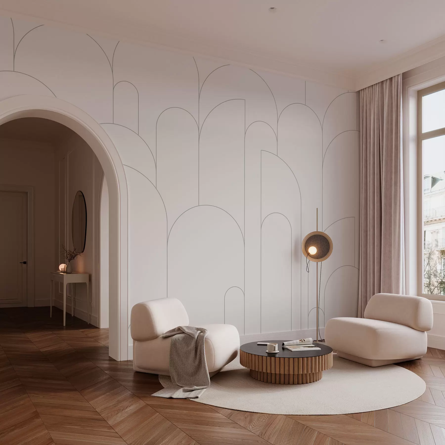 Fototapetai Minimalistinės arkos w03145