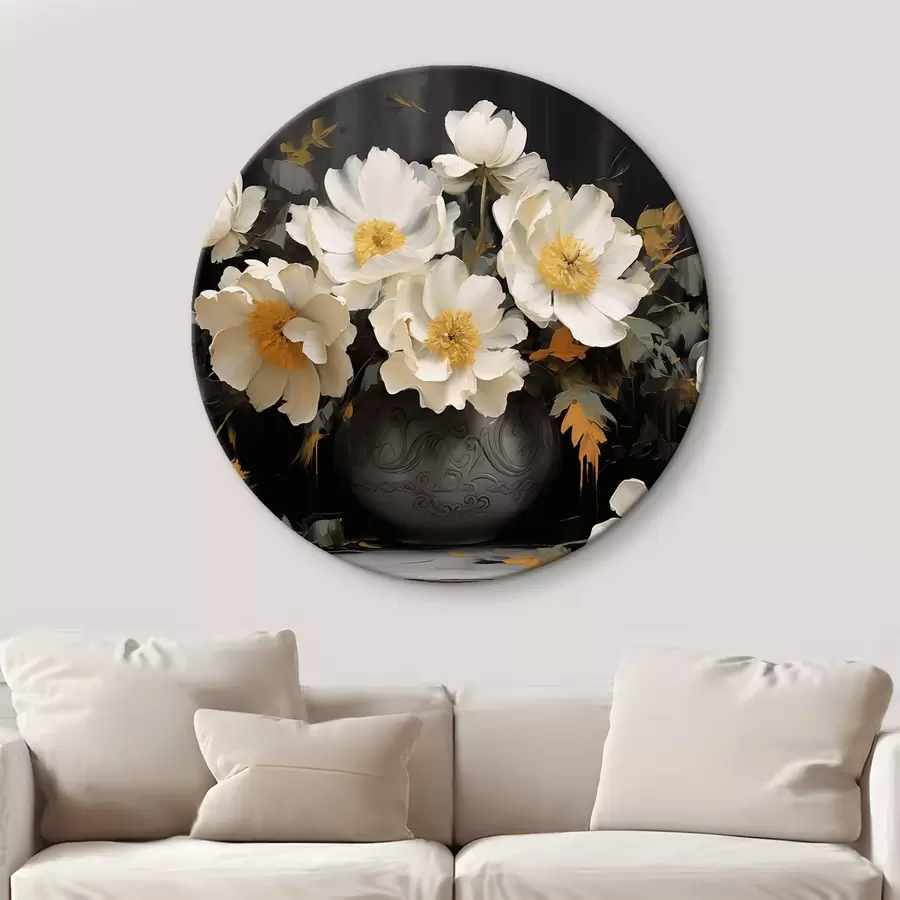 Paveikslėlis Balti bijūnai vazoje r42884