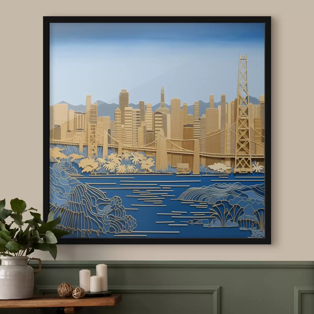 Plakatas Miesto vaizdas f42886