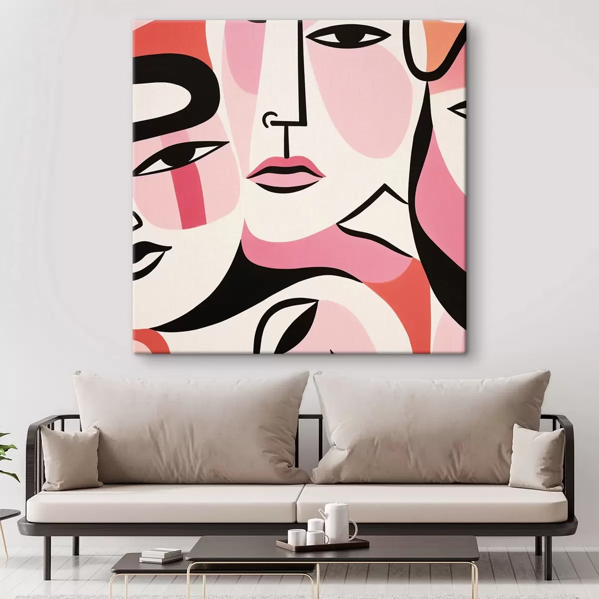 Paveikslėlis Abstraktus, žmonės, veidas s43031