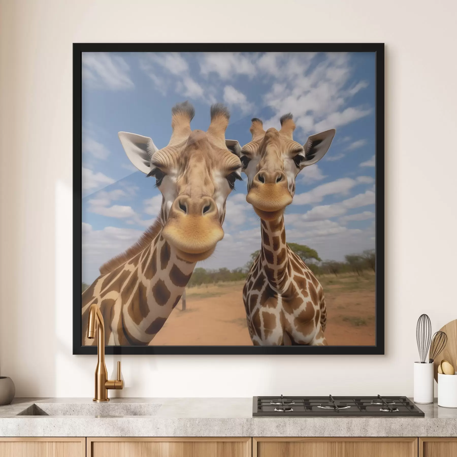 Fototapetai Žirafų pora f43027