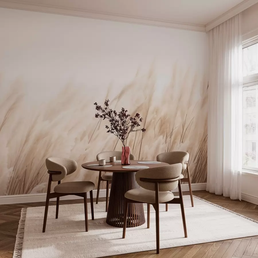 Fototapetai Pastelinės smėlio spalvos spygliukai w03244