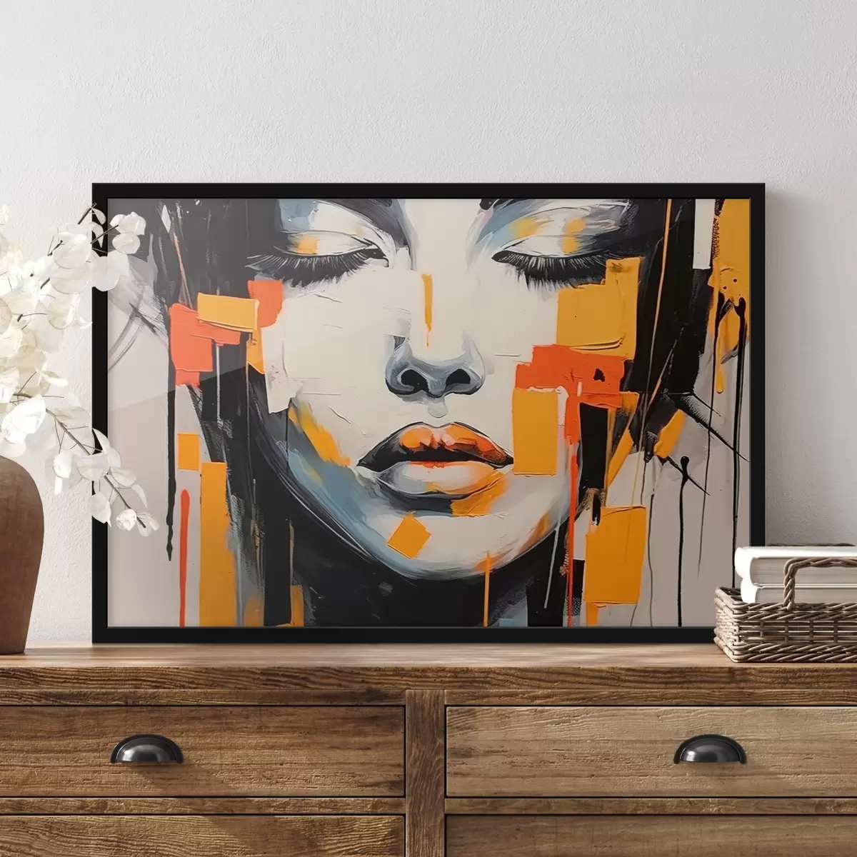 Plakatas Abstraktus portretas f43019